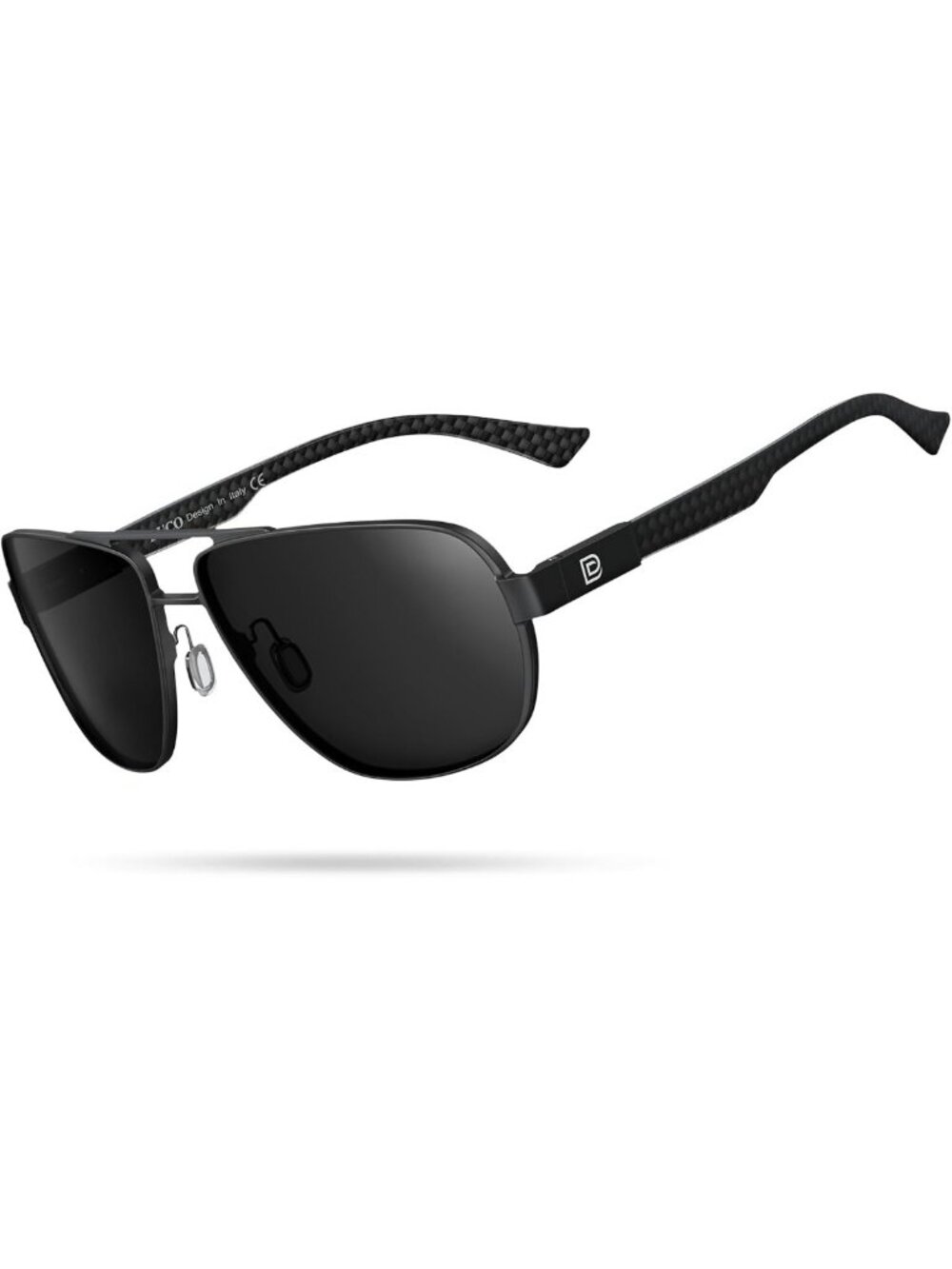 Lightweight Oversized Polarized Aviator Sunglasses for Men & Women - UV